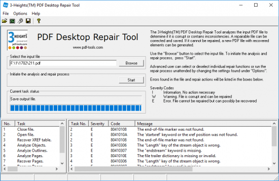 3-Heights PDF Desktop Repair Tool Crack Free Download