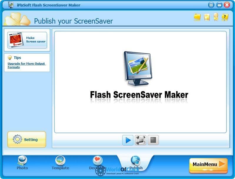 iPixSoft Flash ScreenSaver Maker Crack Patch